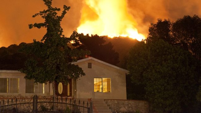wildfire suppression system